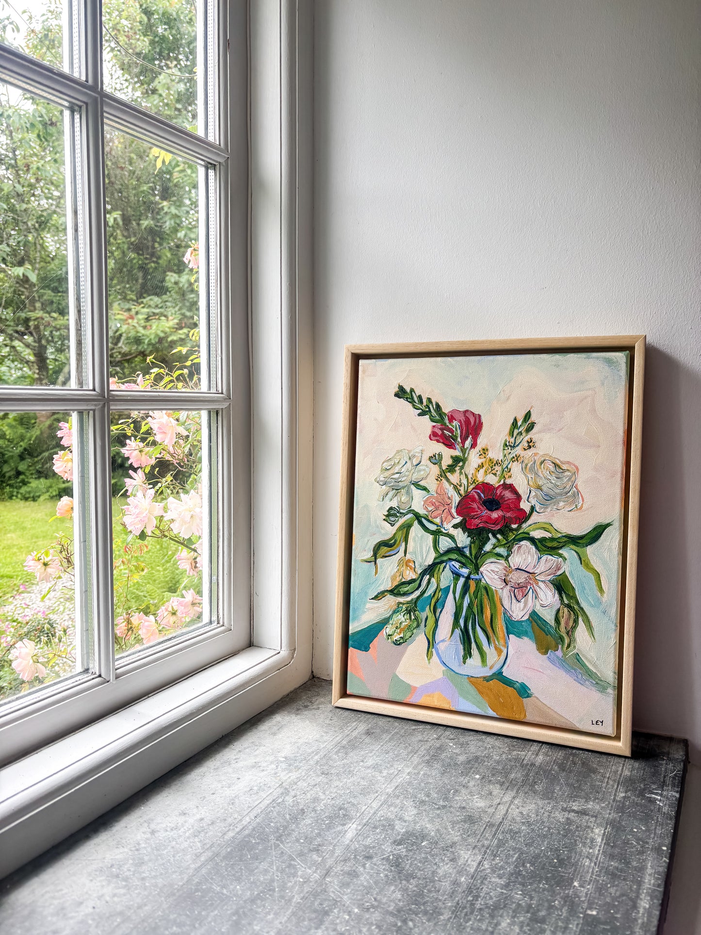 ‘SPRING GATHERED' FRAMED ORIGINAL PAINTING