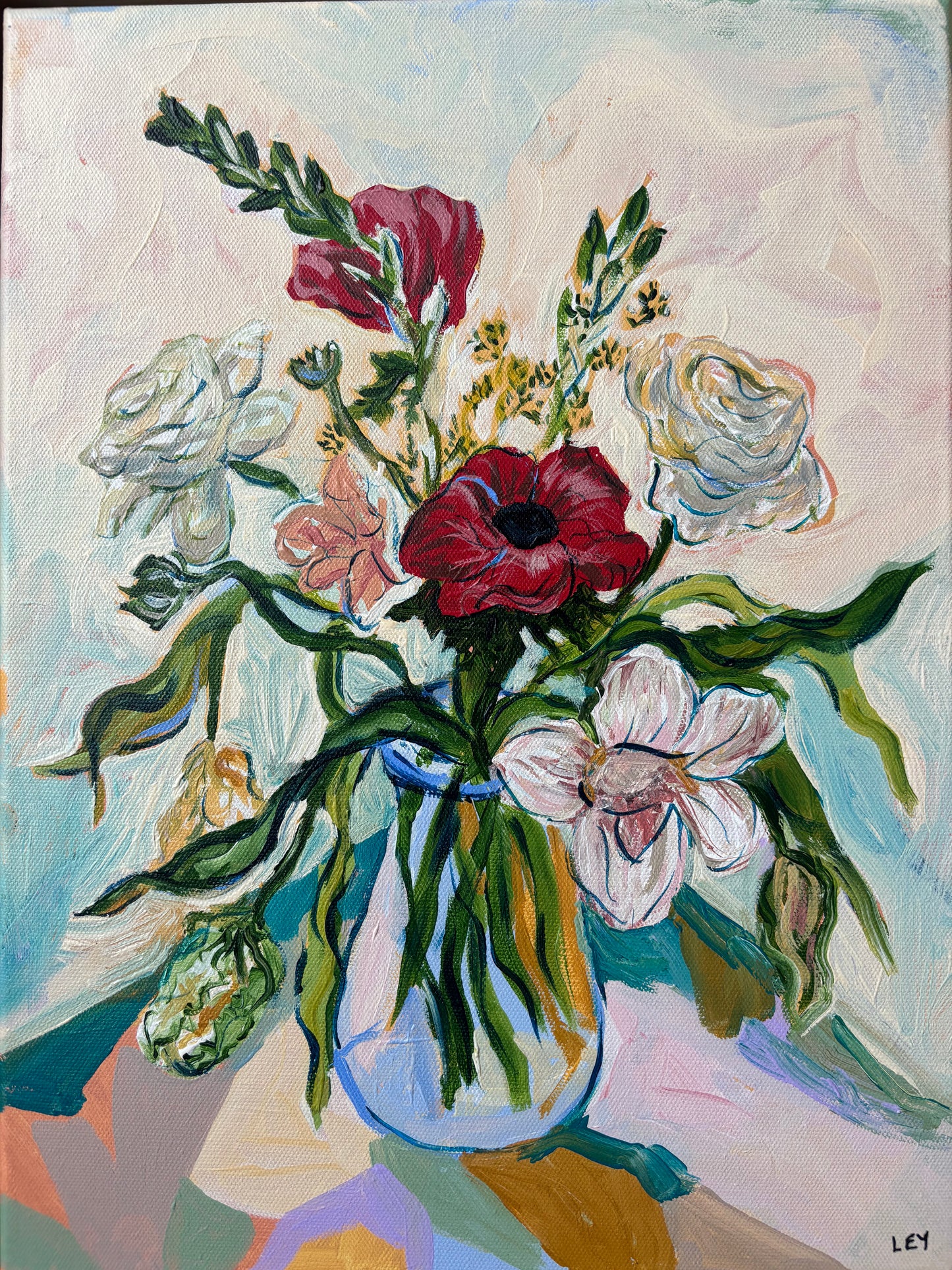 ‘SPRING GATHERED' FRAMED ORIGINAL PAINTING